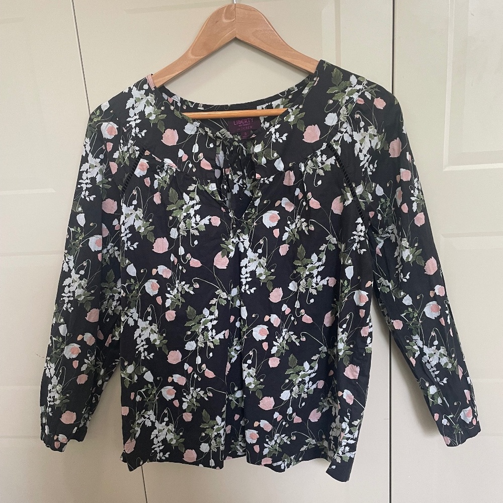 Floral J. Crew Liberty London Blouse